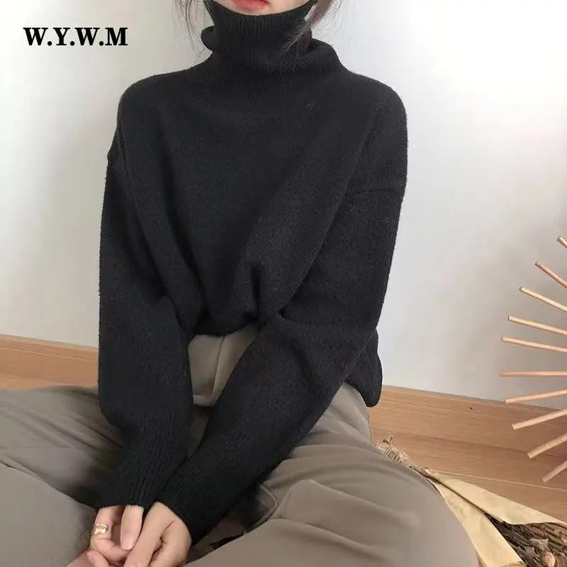 Women Cashmere Turtle Neck Sweater