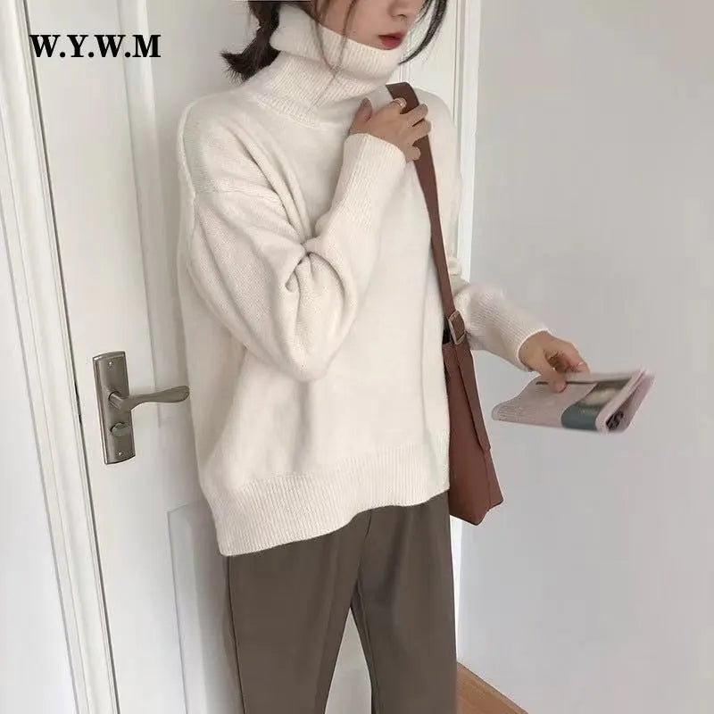 Women Cashmere Turtle Neck Sweater